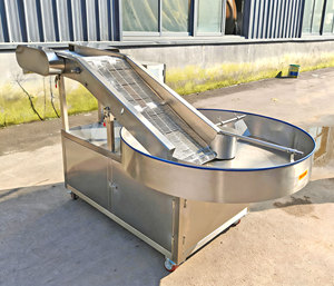 Máquina de Recubrimiento Rotatorio de Disco de Acero Inoxidable para Recubrimiento en Polvo de Pan Rallado, Grado Comercial para Fábricas de Comida Rápida - Product Image 1
