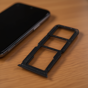 Bandeja para tarjeta SIM Micro SD para Oppo A54s Negro - Product Image 3