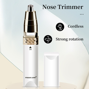 Tondeuse à poils de nez 2 en 1, fonctionnant sur piles, portable, pour le nez et le visage, dispositif de toilettage imperméable - Product Image 4