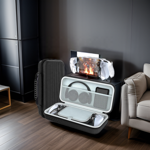 Sac d'accessoires de jeu vidéo en EVA dur personnalisé pour PS5 <span class=keywords><strong>Portal</strong></span> Remote Player Étui de voyage compatible avec le transport <span class=keywords><strong>Steam</strong></span> Deck - Product Image 3