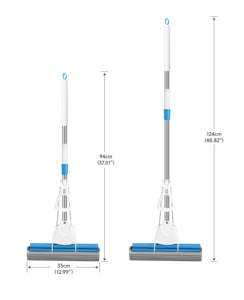 Serpillère à tête effaçable Realida Magic Eraser, serpillère à tête polyvalente avec manche en acier inoxydable - Product Image 6