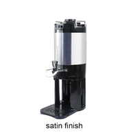 Distributeur de boisson de café d'eau de thé de jus isolé par bureau commercial d'acier inoxydable