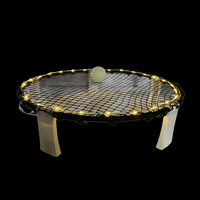 Ensemble de jeux de plage pour sports de plein air, mini filet de volley-ball de plage, 3 balles, roundnet