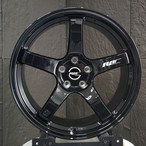 Rines Roc Gloss Black 57CR 5x114.3 5x120 JDM Forjados <span class=keywords><strong>de</strong></span> 19 y 18 Pulgadas para Subaru WRX, Toyota GR Corolla, <span class=keywords><strong>Honda</strong></span> Civic Type - Product Image 3