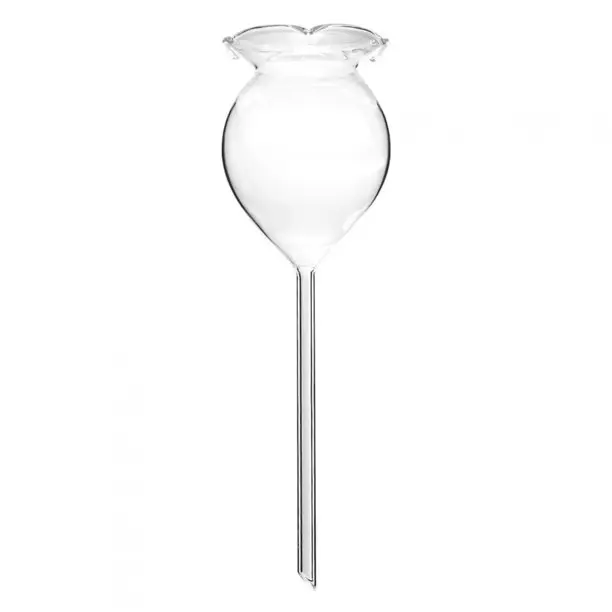 كرات الري ذاتية اللصق, مصنوعة على شكل زهرة واضحة من البوروسيليكات الزجاجية للري الذاتي