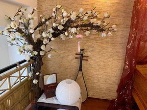 Árbol Artificial de Magnolia Yulan sin Mantenimiento para Recepción de Oficina, Cafetería de Lujo, Apartamento, Escaparate de Boutique - Product Image 4