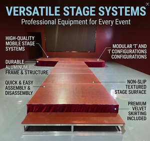 Bon marché d'<span class=keywords><strong>occasion</strong></span> portable meilleure configuration de conception <span class=keywords><strong>Dj</strong></span> musique équipement de concert de performance en plein air petite plate-forme de scène à vendre - Product Image 2