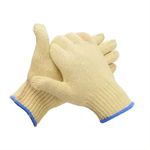 ANSI 2016A sınıf 4 kesmeye dayanıklı eldivenler kişisel koruyucu ekipman kevlar el koruyucu eldivenler