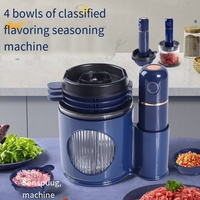Mini Hachoir Électrique Portable 200W en Verre, Alimenté par USB, pour Viande et Légumes, Rechargeable, Vente en Gros