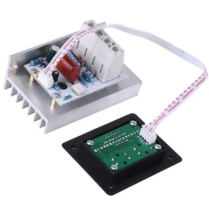 Régulateur de tension électronique SCR à commande numérique <span class=keywords><strong>AC</strong></span> 220V <span class=keywords><strong>10000W</strong></span> 80A 10-220V, variateur de vitesse, thermostat + compteurs numériques - Product Image 2