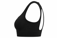 Soutien-gorge de sport pour femme à maintien élevé, dos ouvert, avec bande de maintien large et extensible, idéal pour la course, la gym, l'entraînement et les exercices à fort impact
