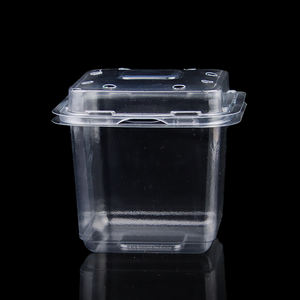 XIEFAクリアプラスチックフルーツ容器野菜ボックス透明カスタムロゴ可 - Product Image 4