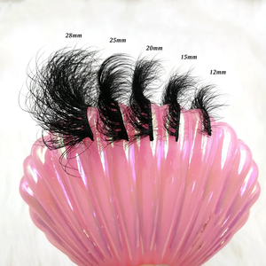 Hot Bán Nga Chồn Dải Lông Mi 25Mm Bán Buôn Nga Chồn Lash DD Curl Lông Mi Siêu Xoăn Fluffy Nhãn Hiệu Riêng Hộp - Product Image 2