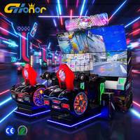 Nouveaux produits 2026 : Simulateur de course automobile d'arcade 3A, machine de divertissement à monnayeur, avec deux écrans HD de 65 pouces