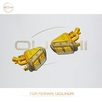 Système d'échappement Catback en acier inoxydable OUCHI pour Ferrari 12 Cilindri 2025 – Accessoires automobiles, tube avant haute performance pour voiture