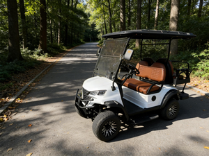 Carrito de Golf de 4 Plazas, Carrito de Golf Eléctrico Compacto, Descuento de Fábrica al por Mayor, Perfecto para Viajes por el Campo y Paseos Casuales - Product Image 1