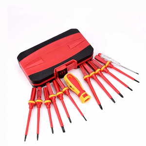 Electrician Repair Tools Kit 13pcs 1000V Changeable Insulated <b>Screwdrivers</b> <b>Set</b> with Magnetic Slotted <b>Bits</b> - Product Image 2