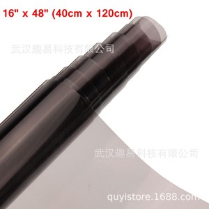 Film d'éclairage automobile 40cm x 120cm gris fumé noir vinyle anti-UV pour feux de voiture - Product Image 4