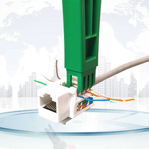 Herramienta de impacto Fangbei Mini 110 con dos cuchillas para fácil inserción de conectores, herramienta manual DIY para cables de red OEM/ODM con 3 años de garantía - Product Image 4