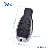 Venta caliente Control remoto YET157 ABS Aprendizaje de código rodante Duplicador de control remoto para puerta automática