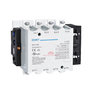 Mớ<span class=keywords><strong>i</strong></span> ban đầu CHINT NC2-115/4 AC contactor 4P 115A 380V 24V/110V/220V/380V cuộn dây cho 3 pha + n hệ thống trong kho - Product Image 1