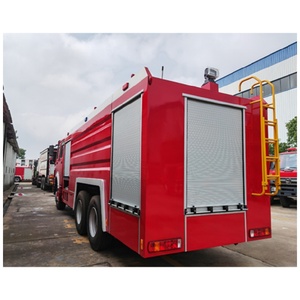 Camión de Bomberos Howo de 12000L con Alta Potencia de Chorro, 6x4, Agua y Espuma, para Rescate y Extinción de Incendios, en Venta - Product Image 4