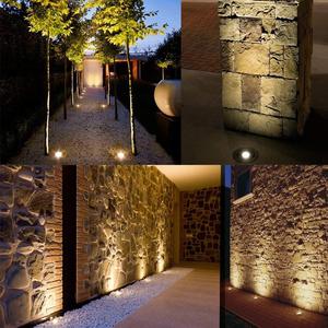 Lampes LED d'extérieur 3W pour aménagement paysager, IP67 résistantes à l'eau, éclairage encastré pour jardin, allée, terrasse, cour - Product Image 4