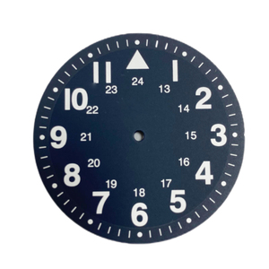 Cadran Montre Vintage Bond Milsub 3-6-9 - Pour Mouvement ETA 2824/2836 - Dirty Yellow