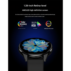 Mini smartwatch T2, écran rond, étanche, appel Bluetooth, montre de sport multifonctionnelle pour femmes. - Product Image 1