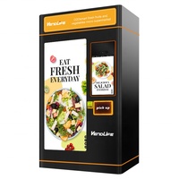 Aangepaste Snack Salade En Steak Wegwerp Lunchdozen Supermarkt Vendlife Automaat Metaal Materiaal