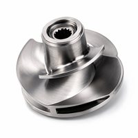 Hélice en acier inoxydable 316 usinée avec précision par CNC pour pièces d'hélice de jet ski marin OEM