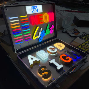 Wasserdichte <span class=keywords><strong>Business</strong></span> Neon Sign Probe LED <span class=keywords><strong>Letter</strong></span> Sign <span class=keywords><strong>Sample</strong></span> Letters Box - Product Image 6