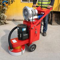 Outil de rénovation de sols commerciaux QS, fonctionnement manuel, moteur 3-4KW 380V, ponceuse à béton sans poussière avec aspiration intégrée haute performance