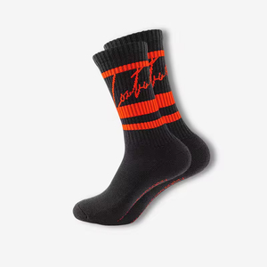 Logo Athletic Men 100% Cotton <b>Sock</b>–No Minimum Order, Print Sublimation Embroidered Customize Basketball OEM Custom Sports <b>Socks</b> - Product Image 6