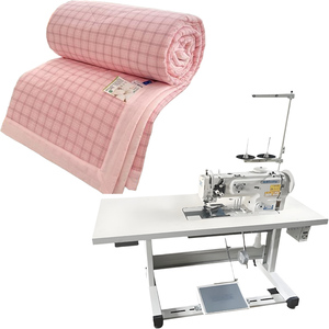 Factory Directly Selling Direct Drive High Speed Flat Bed Interlock Cover Stitch Tape <b>Binding</b> Industrial Sewing <b>Machine</b> - Product Image 1