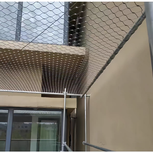 Cuerda tejida de acero inoxidable 316/316L de <span class=keywords><strong>malla</strong></span> de diamante flexible para redes protectoras de jardines Zoo Birdhouses Gabion Mesh - Product Image 6