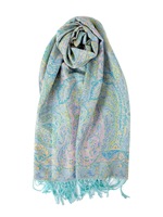 Châle Pashmina personnalisé pour femmes Écharpe tissée Doux Soyeux Réversible Paisley Vintage Jacquard Wrap Avec Gland