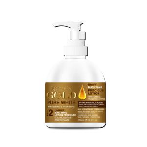 Lait Corporel ROUSHUN Or Blanc Pur 6 Huiles Végétales Précieuses Anti-Dessèchement Anti-Démangeaisons Unifiant le Teint Anti-Âge Hydratation Profonde 500ml - Product Image 1