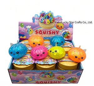 Nuevo Juguete Antiestrés de Unicornio en Forma de Bollo de Colores Arcoíris, Juguetes Blandos de Unicornio - Product Image 1