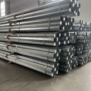 Postes Octagonales de Acero Galvanizado <span class=keywords><strong>Metálico</strong></span> para Alumbrado Público, Transmisión Eléctrica y Telecomunicaciones - Product Image 4