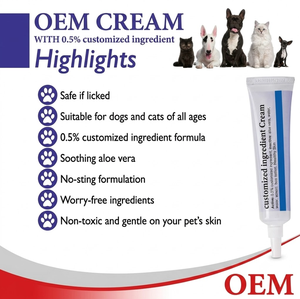 <span class=keywords><strong>Crème</strong></span> topique avec ingrédients personnalisés pour le soin de la peau, des oreilles et des yeux des chiens et des chats, soulagement des démangeaisons - Product Image 3