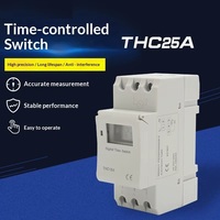 Sakelar Timer Digital LCD Elektrik Terprogram 24 Jam Kontrol Otomatis Mingguan Arus Maks 16A Tegangan Maks untuk Inkubator Telur