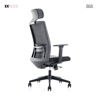 Mobilier de bureau Gestionnaire de luxe Superviseur Chaise de bureau ergonomique en maille à dossier haut Prix