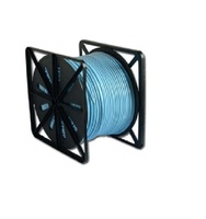 Kabel Ethernet Cat5e UTP 305m (1000ft) 23AWG Konduktor Tembaga Murni Jaket PVC Biru Kotak Tarik