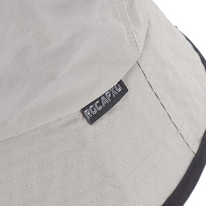 Chapeau de pêcheur unisexe noir/marron à séchage rapide, protection solaire, avec logo imprimé, coupe-vent, avec cordon pour la pêche, idéal printemps-été - Product Image 4