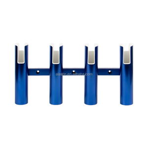 Soporte para Cañas de Pescar Blue <span class=keywords><strong>Andor</strong></span> de 4 Tubos para Barco, en Oferta - Product Image 2