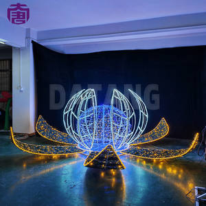 Luces Decorativas de Flores 3D de Lujo para Iluminación de Caminos de Jardín en Bodas al Aire Libre y Decoración de Eventos Nocturnos Navideños - Product Image 3