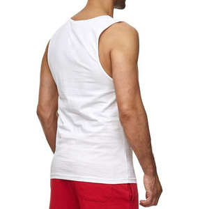 เสื้อกล้ามออกกำลังกายผู้ชายสีขาวดำ ระบายอากาศได้ดี น้ำหนักเบา ราคาถูก คุณภาพดีที่สุด ลดราคาพิเศษ - Product Image 2