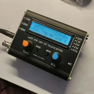 Transceptor <span class=keywords><strong>SDR</strong></span> de 3 Bandas R1.02W 5W USDX 40m 15m 20m, Modo Completo USB, LSB, CW, HF SSB QRP QCX-SSB con Micrófono - Product Image 1