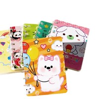 Carnet de notes A7 mignon à spirale, à feuilles mobiles, pour étudiants, mini-cahier portable, 100 feuilles, cadeau, vente en gros